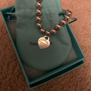 Authentic Tiffany Heart Bracelet